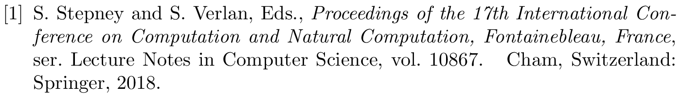 IEEEannot: example of a bibliography item for an proceedings entry
